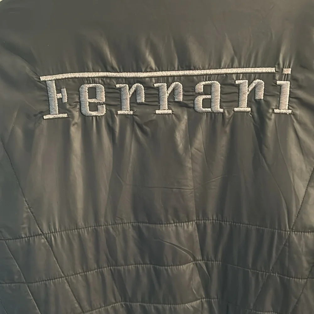 Authentic scuderia Ferrari black racer jacket puma women’s med - Picture 10 of 14